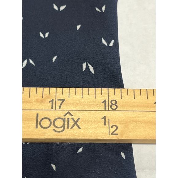 Banana Republic Classic Fit Oversized Button Up Top Drapey Abstract Blue Small - Picture 13 of 13